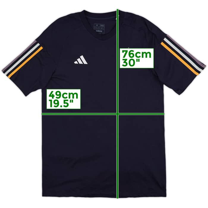 2023-24 Real Madrid adidas Cotton Tee - 8/10 - (M)