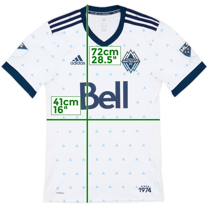 2017 Vancouver Whitecaps Authentic Home Shirt - 8/10 - (S)