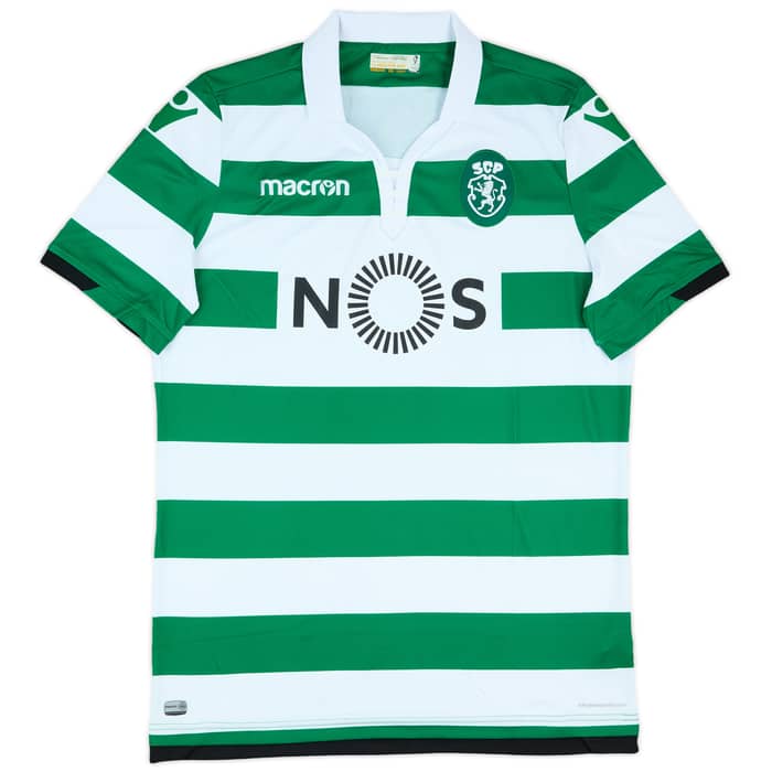 2018-19 Sporting Lisbon Home Shirt - 10/10 - (XXL)