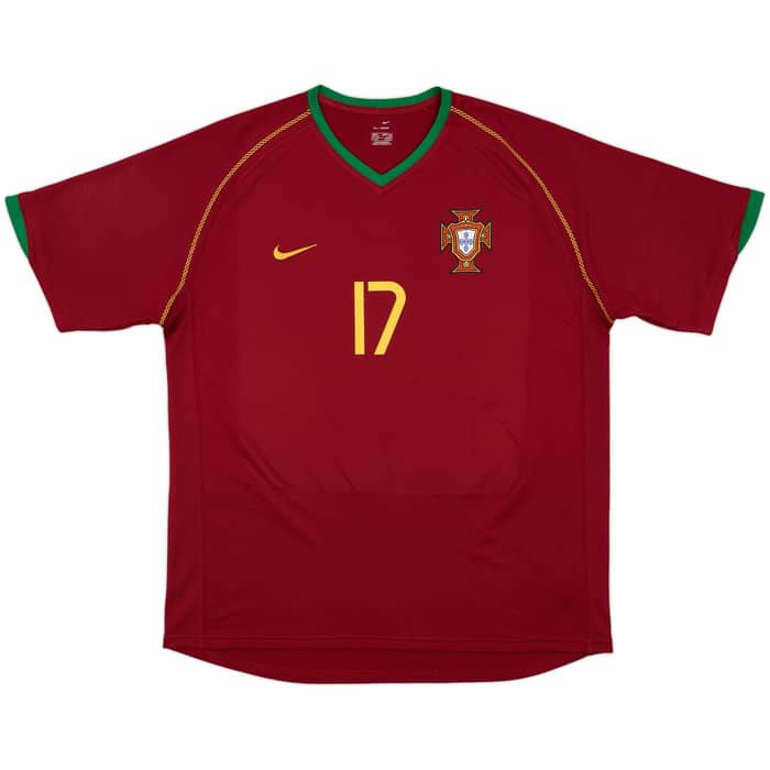 2006-08 Portugal Home Shirt C.Ronaldo #17 - 9/10 - (XL)