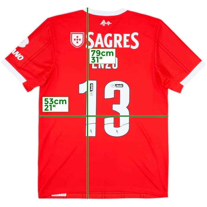 2022-23 Benfica Home Shirt Enzo #13 (M)