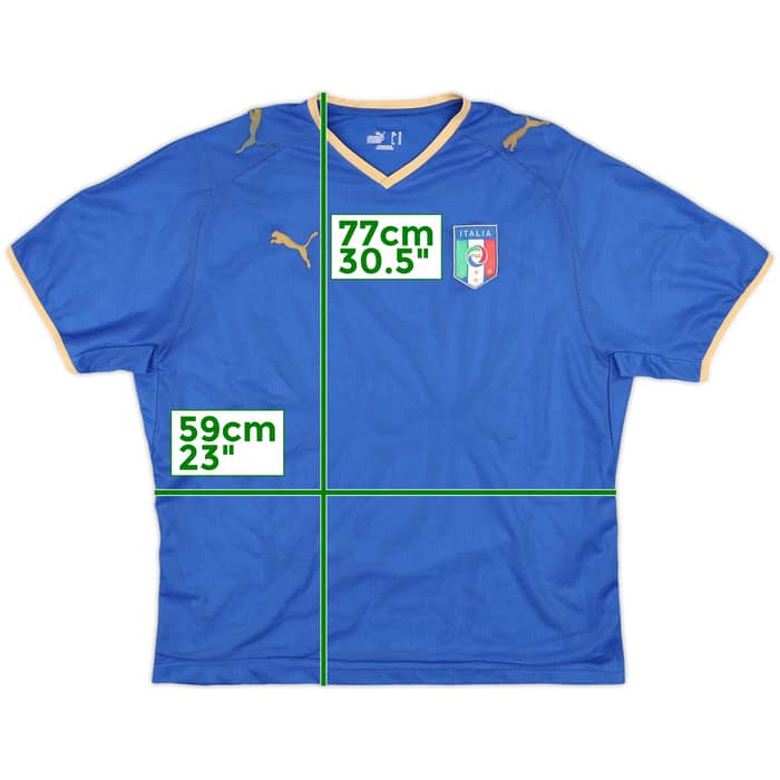 2007-08 Italy Home Shirt - 5/10 - (XL)