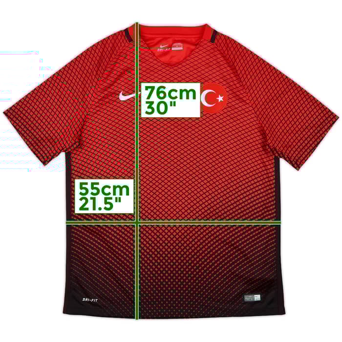 2016-17 Turkey Home Shirt - 10/10 - (L)