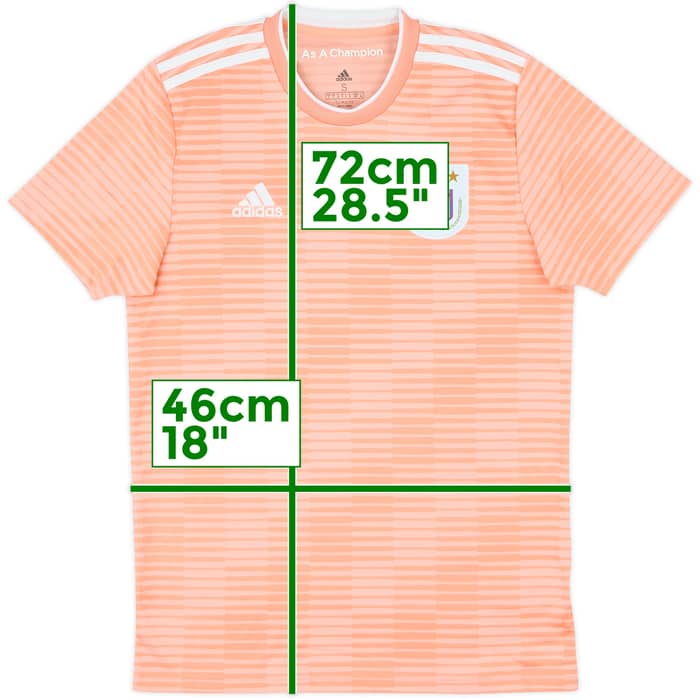 2018-19 Anderlecht Away Shirt - 8/10 - (S)