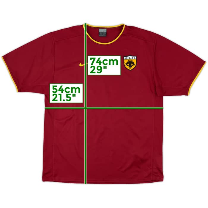 2002-03 AEK Athens Away Shirt - 8/10 - (L)