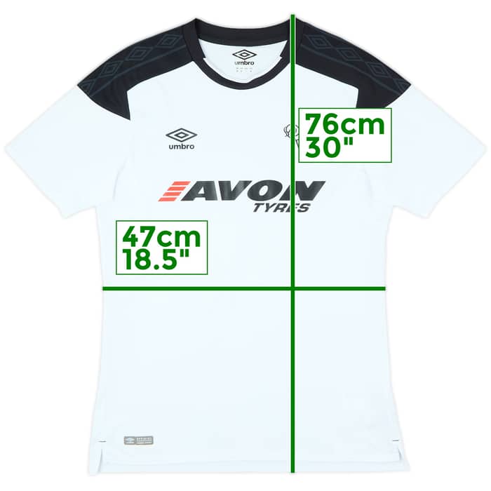 2017-18 Derby County Home Shirt - 8/10 - (M)