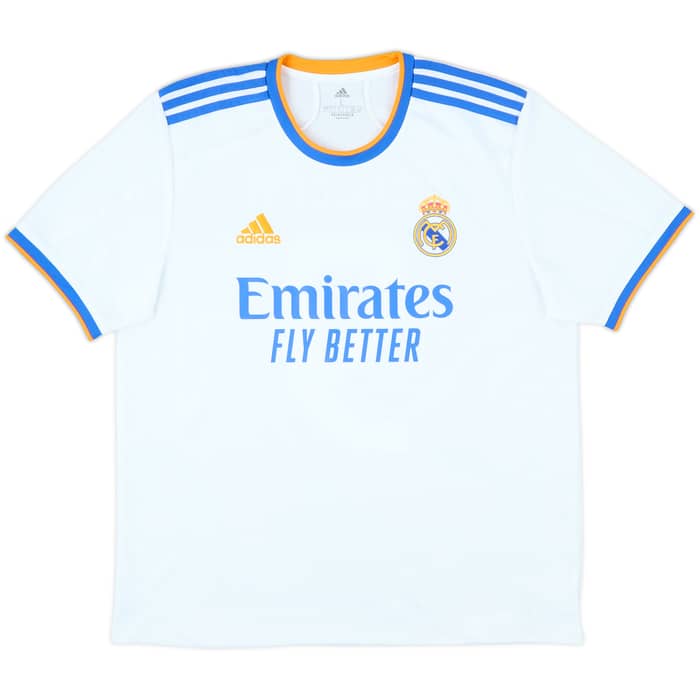2021-22 Real Madrid Home Shirt Benzema #9 - 9/10 - (L)