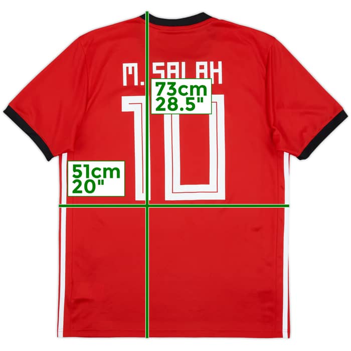 2018-19 Egypt Home Shirt M.Salah #10 - 9/10 - (M)