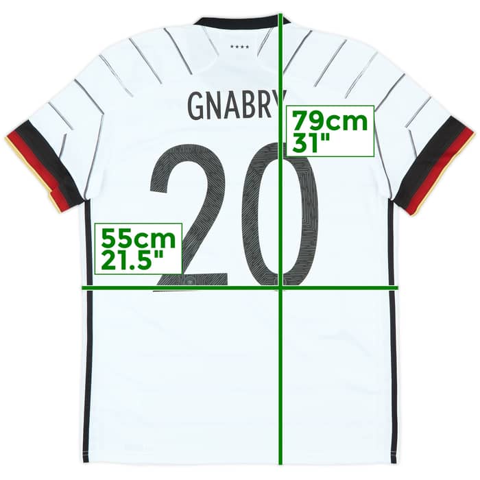 2020-21 Germany Home Shirt Gnabry #20 - 8/10 - (L)