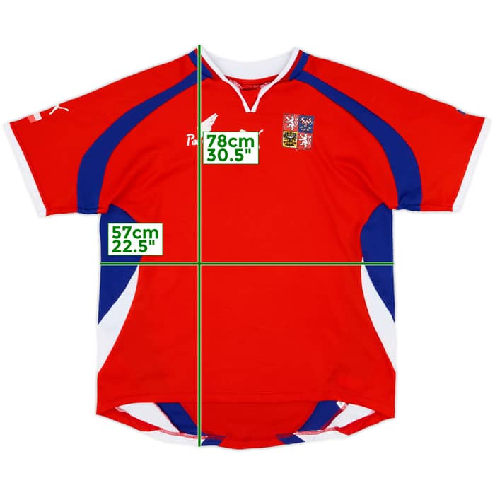 2000-02 Czech Republic Basic Home Shirt - 6/10 - (L)