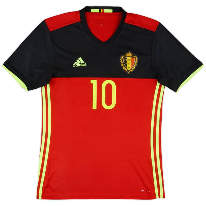 2016-17 Belgium Home Shirt E.Hazard #10 - 8/10 - (S)
