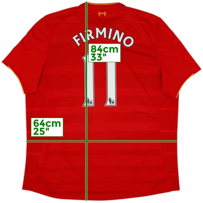 2016-17 Liverpool Home Shirt Firmino #11 - 8/10 - (XXL)