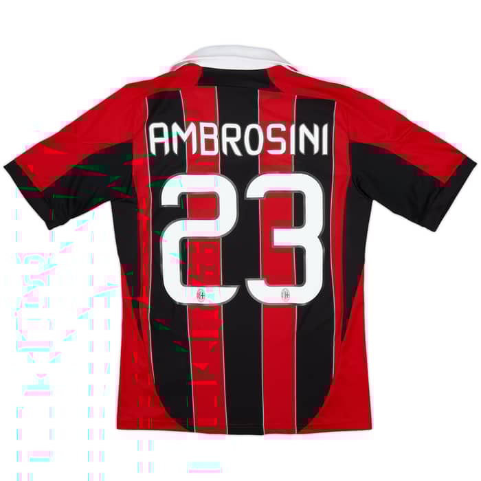 2012-13 AC Milan Home Shirt Ambrosini #23 - 9/10 - (S)