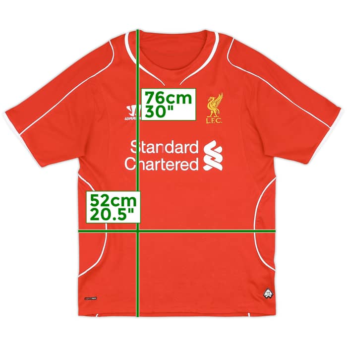 2014-15 Liverpool Home Shirt - 4/10 - (L)