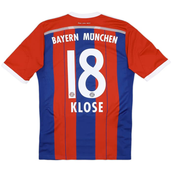 2014-15 Bayern Munich Home Shirt Klose #18 - 9/10 - (M)