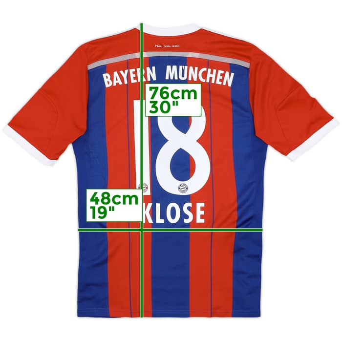 2014-15 Bayern Munich Home Shirt Klose #18 - 9/10 - (M)