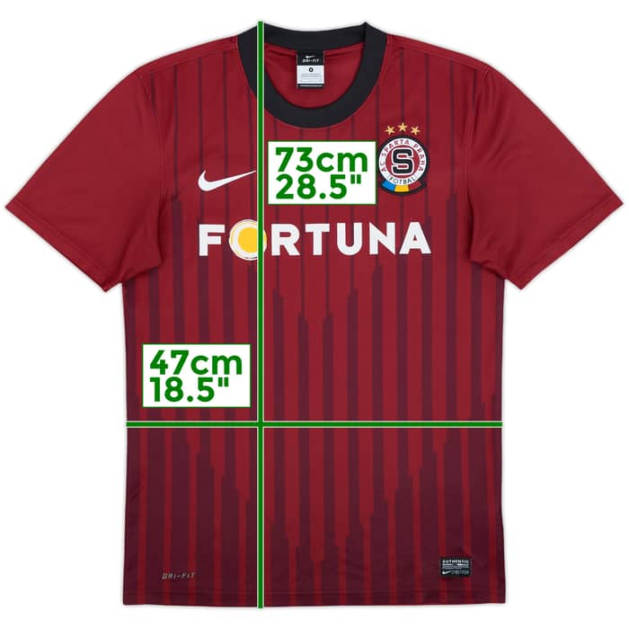 2011-12 Sparta Prague Home Shirt - 8/10 - (S)