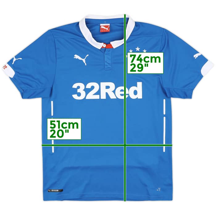 2014-15 Rangers Home Shirt - 8/10 - (M)