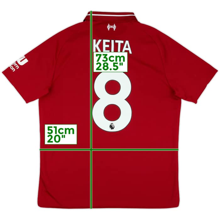 2018-19 Liverpool Home Shirt Keita #8 - 7/10 - (M)