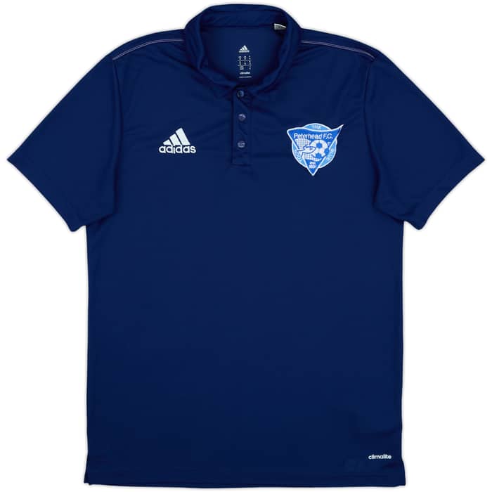 2016-17 Peterhead adidas Polo Shirt - 9/10 - (M)