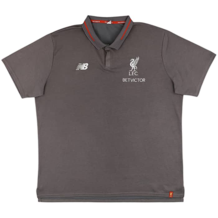 2018-19 Liverpool New Balance Polo Shirt - 8/10 - (XXL)