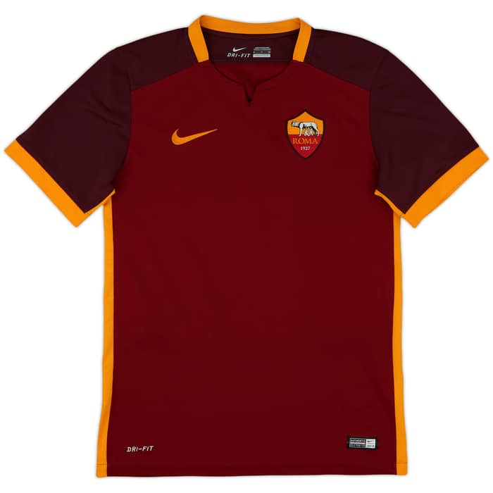 2015-16 Roma Home Shirt Dzeko #9 - 10/10 - (S)