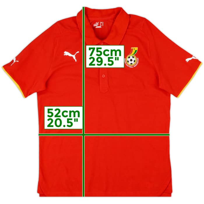 2008-09 Ghana Puma Polo Shirt - 10/10 - (L)