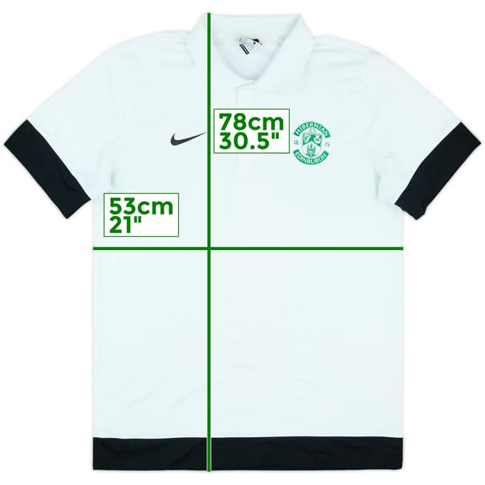 2013-14 Hibernian Nike Polo Shirt - 9/10 - (L)