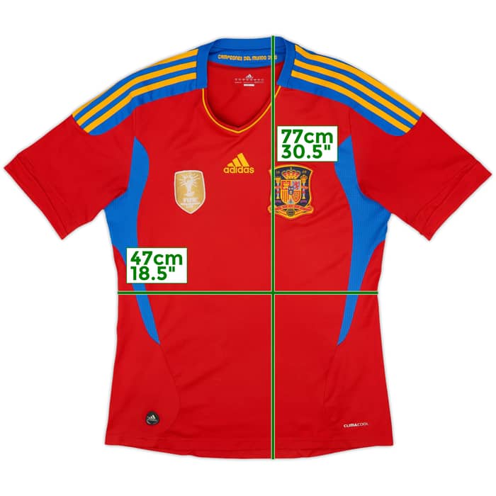 2010-11 Spain Home Shirt - 5/10 - (M)
