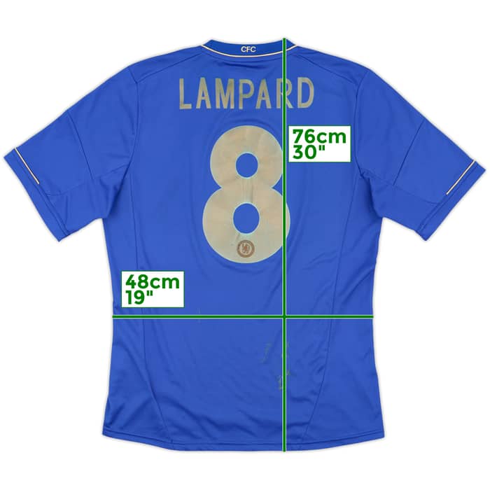 2012-13 Chelsea Home Shirt Lampard #8 - 5/10 - (M)