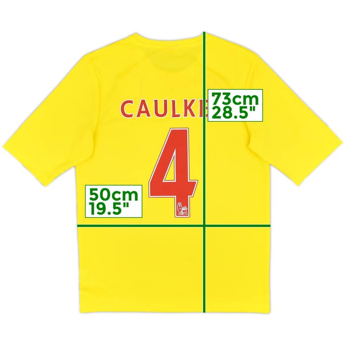 2013-14 Cardiff Third Shirt Caulker #4 - 4/10 - (M)