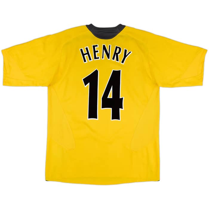 2005-06 Arsenal Away Shirt Henry #14 - 6/10 - (L)