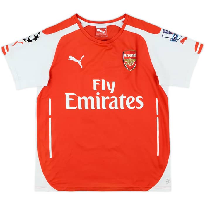 2014-15 Arsenal Home Shirt Ozil #11 - 6/10 - (XL.Boys)