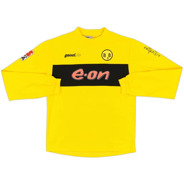 2002-03 Borussia Dortmund Home L/S Shirt Rosicky #10 - 5/10 - (XL.Boys)