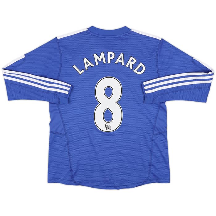 2009-10 Chelsea Home L/S Shirt Lampard #8 - 7/10 - (L.Boys)