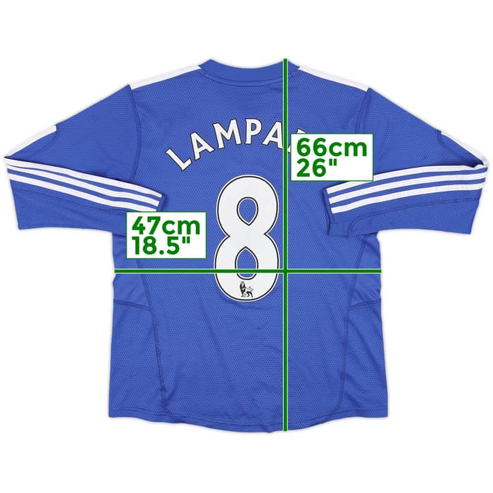 2009-10 Chelsea Home L/S Shirt Lampard #8 - 7/10 - (L.Boys)