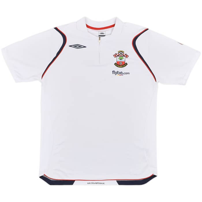 2008-09 Southampton Umbro 1/4 Zip Polo Shirt - 7/10 - (M)