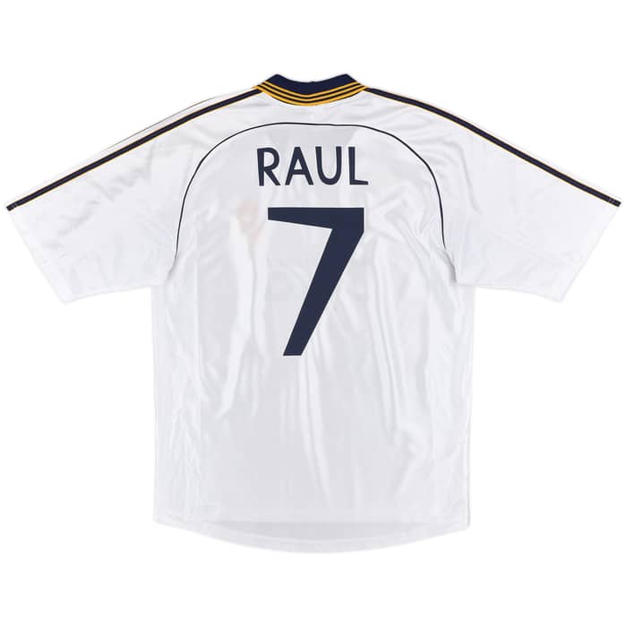 1998-00 Real Madrid Home Shirt Raul #7 - 9/10 - (M)