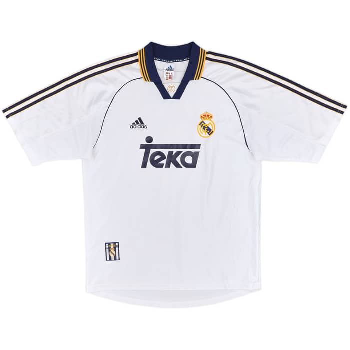 1998-00 Real Madrid Home Shirt Raul #7 - 9/10 - (M)