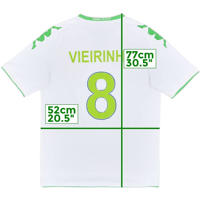 2015-16 Wolfsburg Home Shirt Vierinha #8 - 5/10 - (M)