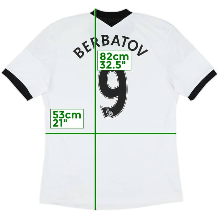 2013-14 Fulham Home Shirt Berbatov #9 - 8/10 - (XL)