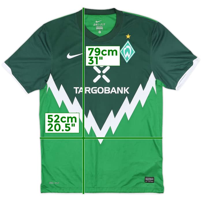 2010-11 Werder Bremen Home Shirt - 10/10 - (M)