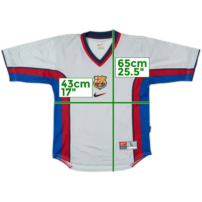 1998-01 Barcelona Away Shirt - 9/10 - (L.Boys)