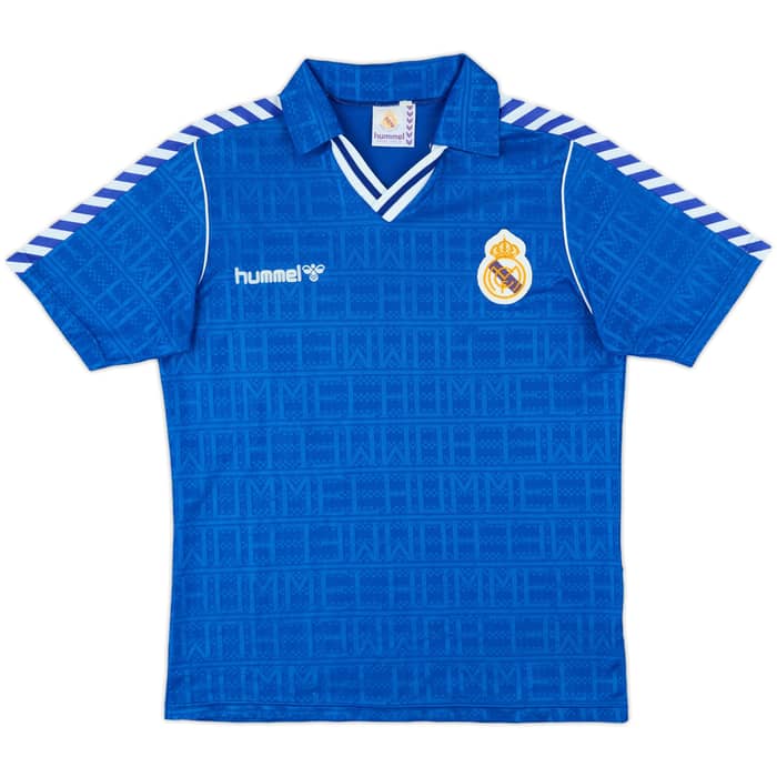 1988-89 Real Madrid Away Shirt - 9/10 - (XL)