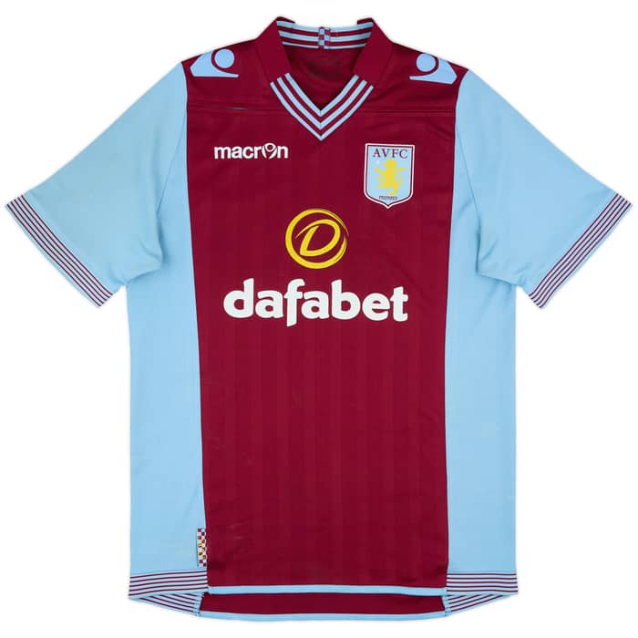 2013-14 Aston Villa Home Shirt Grealish #40 - 6/10 - (L)