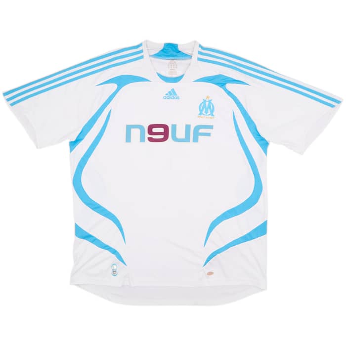2007-08 Olympique Marseille Home Shirt Valbuena #28 - 7/10 - (XXL)