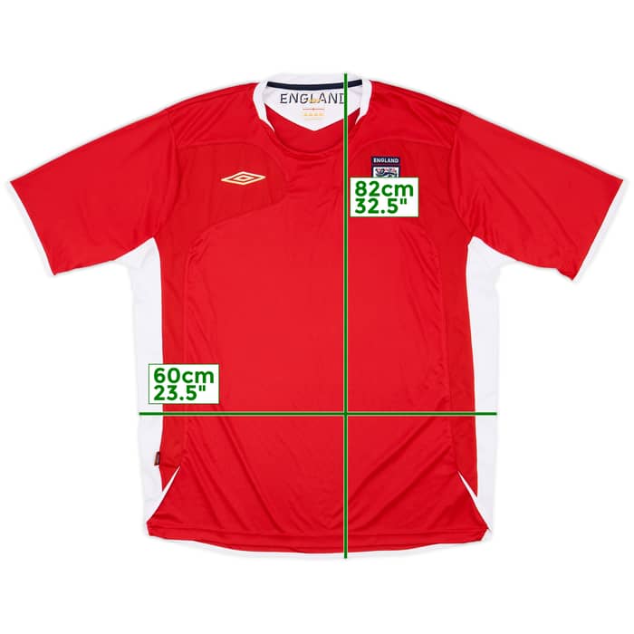 2006-07 England Umbro Training Shirt - 9/10 - (XXL)