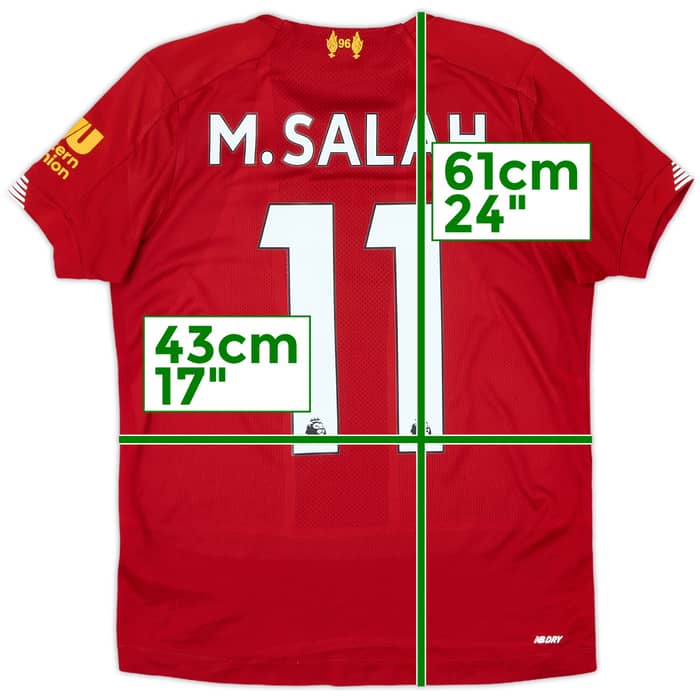 2019-20 Liverpool Home Shirt M.Salah #11 - 9/10 - (L.Boys)