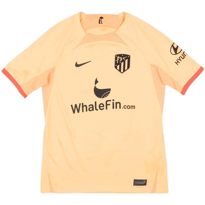 2022-23 Atletico Madrid Third Shirt - 5/10 - (L.Boys)
