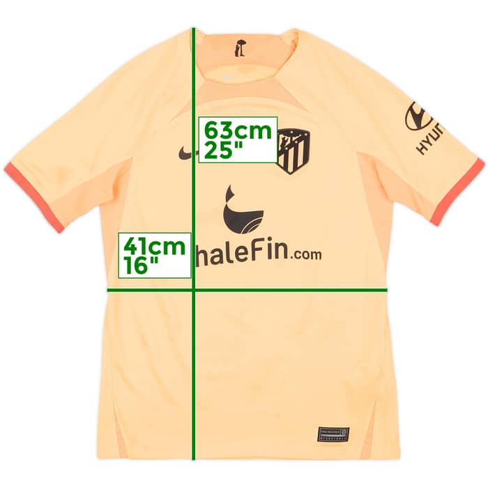 2022-23 Atletico Madrid Third Shirt - 5/10 - (L.Boys)